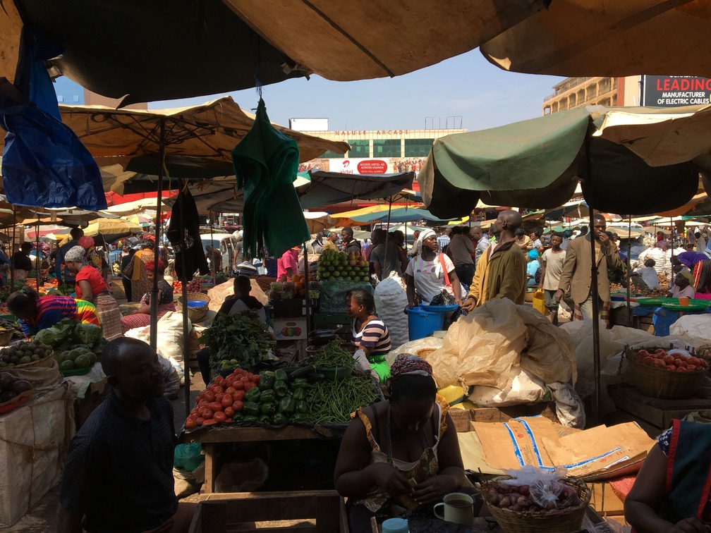 Nakasero Market in Kampala